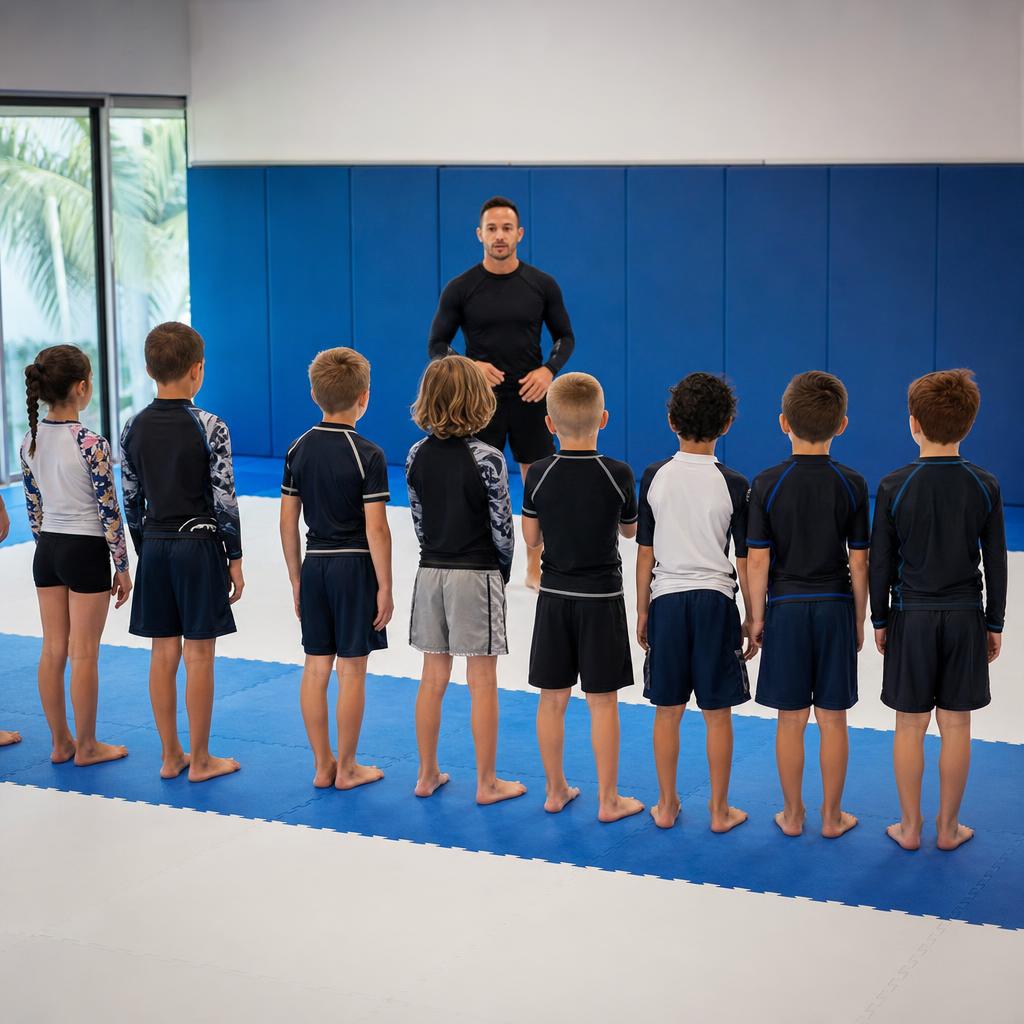 Kids Jiu-Jitsu class at Soda City Combat Club in West Columbia